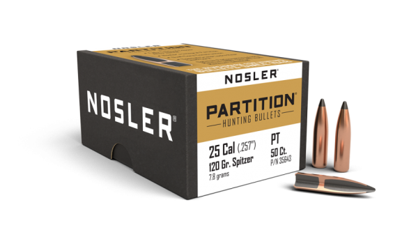 25 CALIBER 120GR PARTITION (50CT)