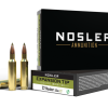 22 NOSLER 55GR EXPANSION TIP LEAD FREE AMMUNITION