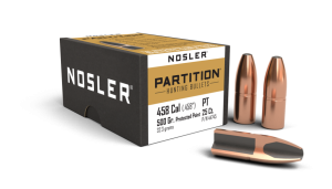 458 CALIBER 500GR PPT PARTITION (25CT)