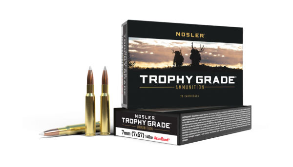 7X57 MAUSER 140GR ACCUBOND TROPHY GRADE AMMUNITION