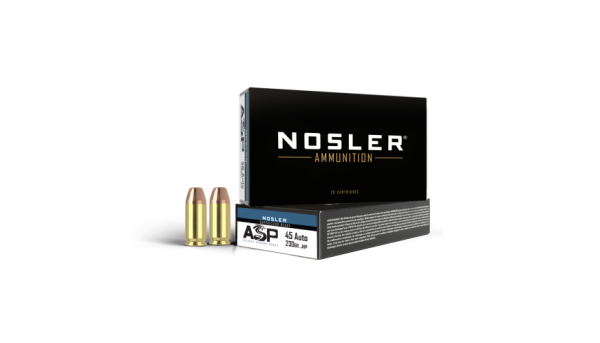 45 ACP 230GR JHP ASP HANDGUN AMMUNITION