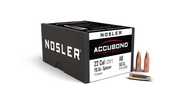 22 CALIBER 70GR ACCUBOND SP (50CT)