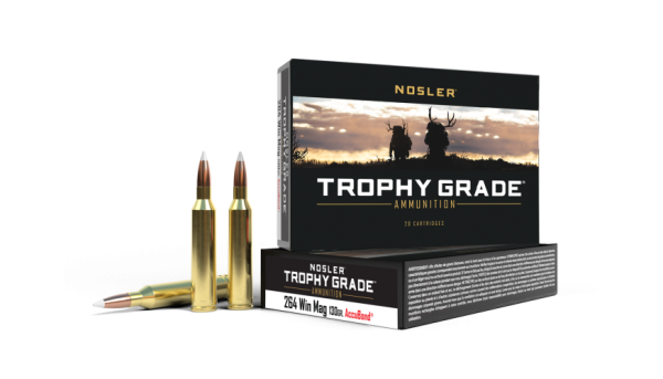 264 WIN MAG 130GR ACCUBOND TROPHY GRADE AMMUNITION