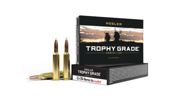 6.5-284 NORMA 130GR ACCUBOND TROPHY GRADE AMMUNITION