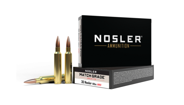 30 NOSLER 190GR CUSTOM COMPETITION MATCH GRADE AMMUNITION