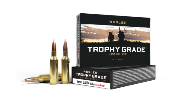 7MM SAUM 160GR ACCUBOND TROPHY GRADE AMMUNITION