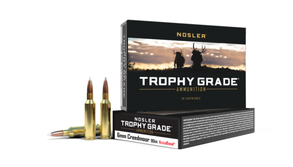 6MM CREEDMOOR 90GR ACCUBOND TROPHY GRADE AMMUNITION