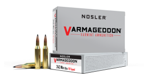 243 WINCHESTER 55GR FB TIPPED VARMAGEDDON AMMUNITION