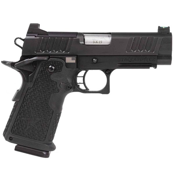 Staccato C2 9mm Luger 3.9in Black Pistol - 16+1 Rounds