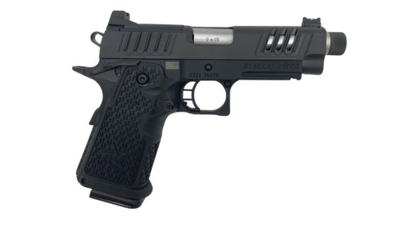 91 Staccato 2011 C2 9mm Optic Ready Pistol with 4.5 Inch Threaded Stainless Barrel