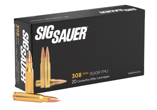 SIG SAUER 308WIN, 150GR, Elite Ball, FMJ