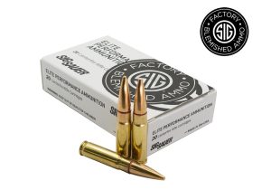 SIG SAUER 300BLK, 125GR, TACTICAL RIFLE, FMJ, STAKED, SEALED - BLEMISHED