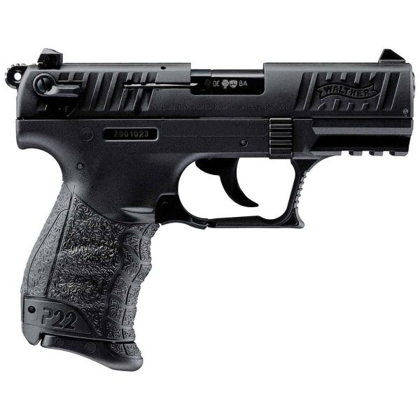 Walther P22 22 Long Rifle 3.42in Black Pistol - 10+1 Rounds