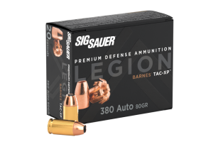SIG SAUER 380 AUTO, 80GR, LEGION TAC-XP, HP