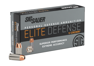 SIG SAUER 45AUTO, 230GR, ELITE V-CROWN, JHP