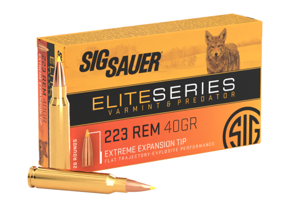 SIG SAUER 223 REM, 40GR, Varmint and Predator