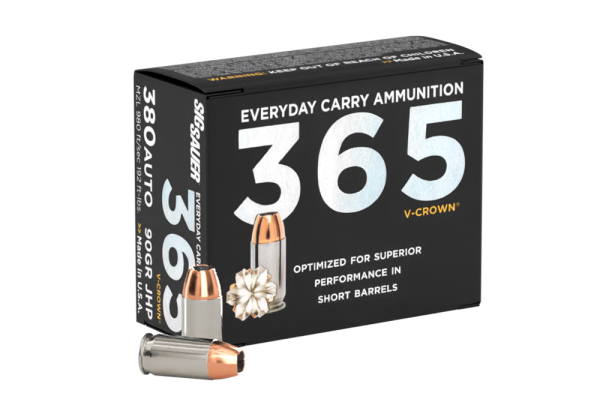 SIG SAUER 380 AUTO, 90GR, 365 Elite V-Crown, JHP