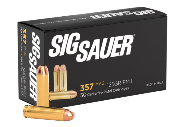 SIG SAUER 357MAG, 125GR, Elite Ball, FMJ