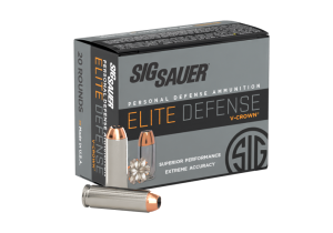 SIG SAUER 38SPL +P, 125GR, Elite V-Crown, JHP