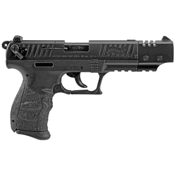 B24 Walther P22 22 Long Rifle 5in Matte Black Pistol - 10+1 Rounds