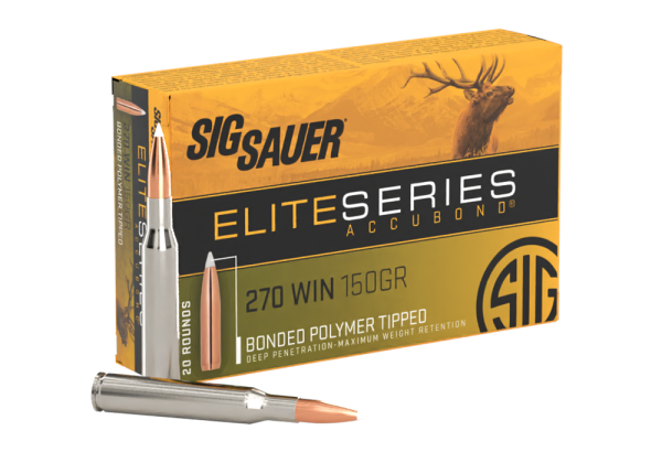 SIG SAUER 270 Win, 150GR, ELITE SERIES ACCUBOND, 20 RD CT. BOX - BLEMISHED