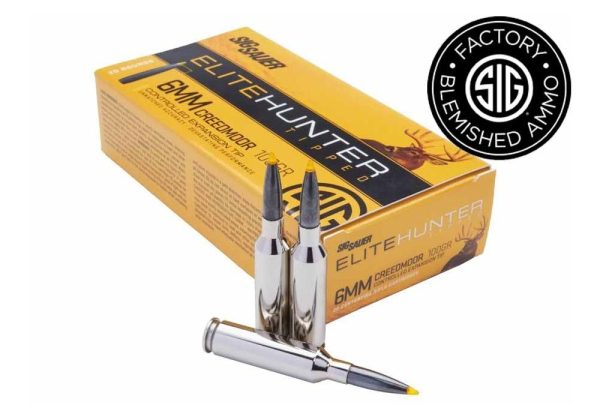 SIG SAUER 6mm Creedmoor, 100GR, ELITE SERIES Tipped -BLEMISHED