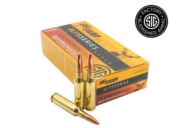 SIG SAUER 6.5MM CREEDMOOR, 120GR, ELITE SERIES COPPER, HT -BLEMISHED