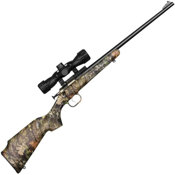 Crickett Mossy Oak Break-Up With Scope Package Single Shot Rifle - 22 Long Rifle