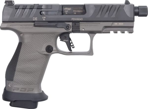 Walther PDP Pro SD Compact 9mm 4.6" 18rd Pistol, Gray TB