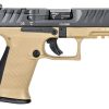 Walther PDP 9mm Compact 4" Pistol, Black/Tan