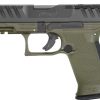 Walther PDP 9mm Full Size 5" Pistol, Black/Green