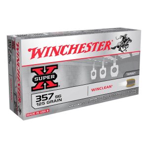 Winchester Super X 357 SIG 125gr WC Handgun Ammo - 50 Rounds