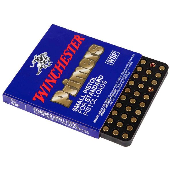 Winchester #1-1/2 Small Regular Pistol Primer - 100 Count