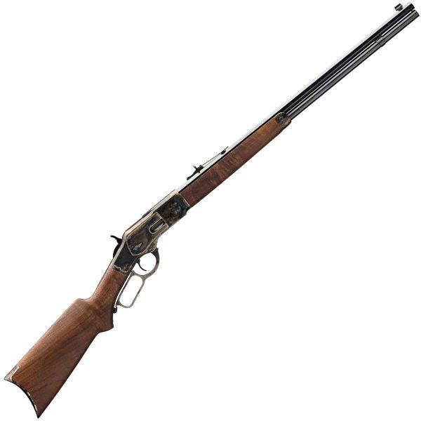 r151 Winchester 1873 Sporter Octagon Blued Walnut Lever Action Rifle - 44-40 Winchester