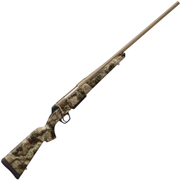 r58 Winchester XPR Hunter Mossy Oak Elements Terra Bayou/FDE Bolt Action Rifle - 6.5 PRC - 24in
