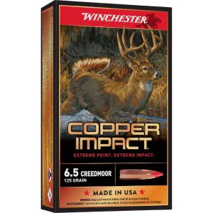 ra124 Winchester Copper Impact 6.5 Creedmoor 125gr Extreme Point Rifle Ammo - 20 Rounds