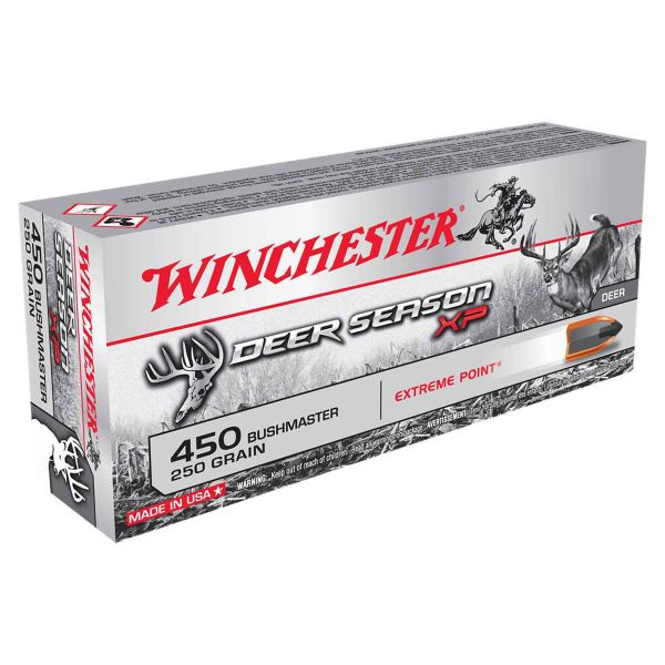 Winchester Deer Season XP 450 Bushmaster 250gr XP Rifle Ammo - 20 Rounds