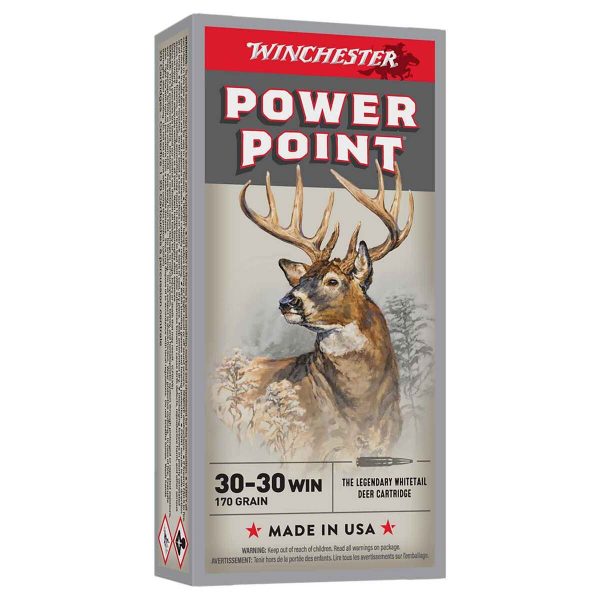ra29 Winchester Power Point 30-30 Winchester 170gr PP Rifle Ammo - 20 Rounds