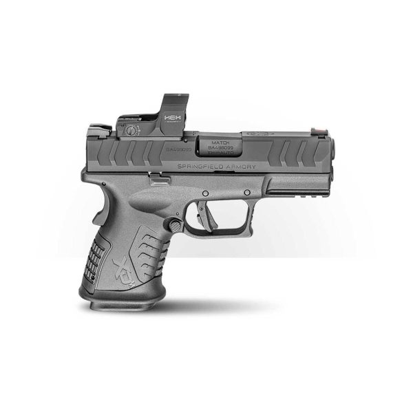 Springfield Armory XD-M Elite Compact OSP 10mm Auto 3.8in Melonite Black Pistol - 11+1 Rounds