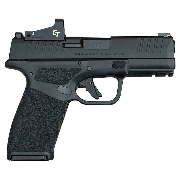 Springfield Armory Hellcat Pro OSP w/ Crimson Trace Red Dot 9mm Luger 3.7in Black Melonite Pistol - 15+1 Rounds
