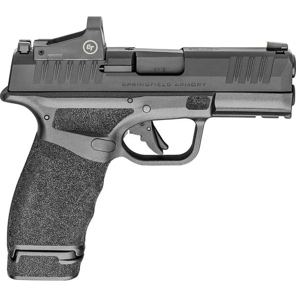 Springfield Armory Hellcat Pro OSP w/ Crimson Trace Red Dot 9mm Luger 3.7in Black Melonite Pistol - 17+1 Rounds
