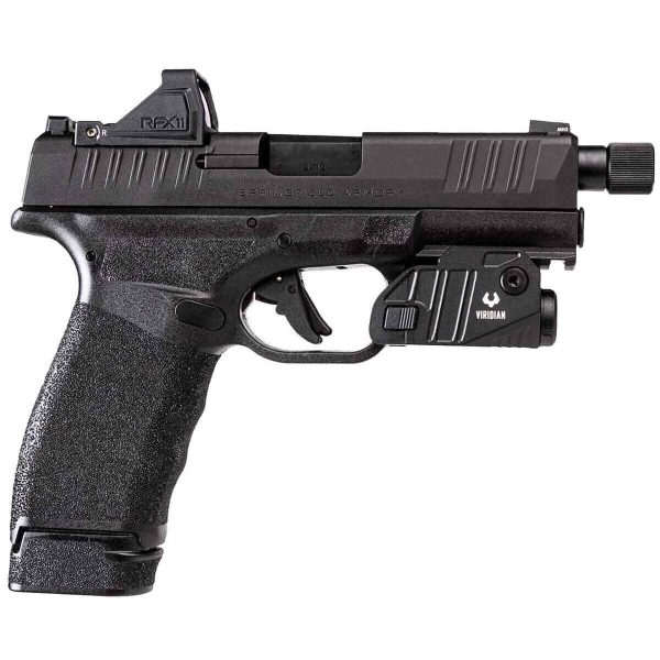 Springfield Armory Hellcat Pro OSP Threaded 9mm Luger 4.4in Black Melonite Pistol - 17+1 Rounds