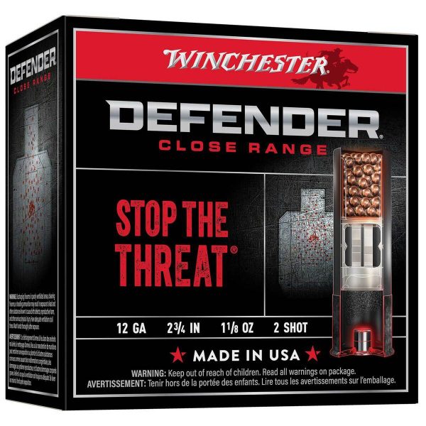 Winchester Ammo Defender 2-3/4in #2 1-1/8oz Target Shotshells - 25 Rounds