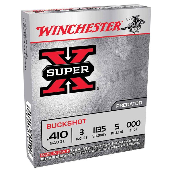 Winchester Super-X 410 3in Shotgun Shells - 5 Rounds