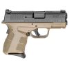Springfield Armory XD-S MOD.2 45 Auto (ACP) 3.3in Black/FDE Pistol - 5+1 Rounds
