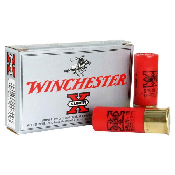 s7 Winchester Super X 12 Gauge 2-3/4in #1 Buck Buckshot Shotshells - 5 Rounds