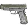 Springfield Armory XD-M Elite 10mm Auto 4.5in Black/OD Green Pistol - 16+1 Rounds