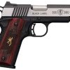 Browning 1911-380 Black Label Medallion Laser 380 Auto (ACP) 3.63in Stainless/Black Pistol - 8+1 Rounds