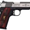 Browning 1911-380 Black Label Medallion Logo Grips 380 Auto (ACP) 4.25in Stainless/Wood Pistol - 8+1 Rounds
