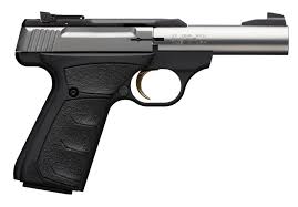 B62 Browning Buck Mark Micro Bull 22 Long Rifle 4in Brushed Stainless Steel Pistol - 10+1 Rounds